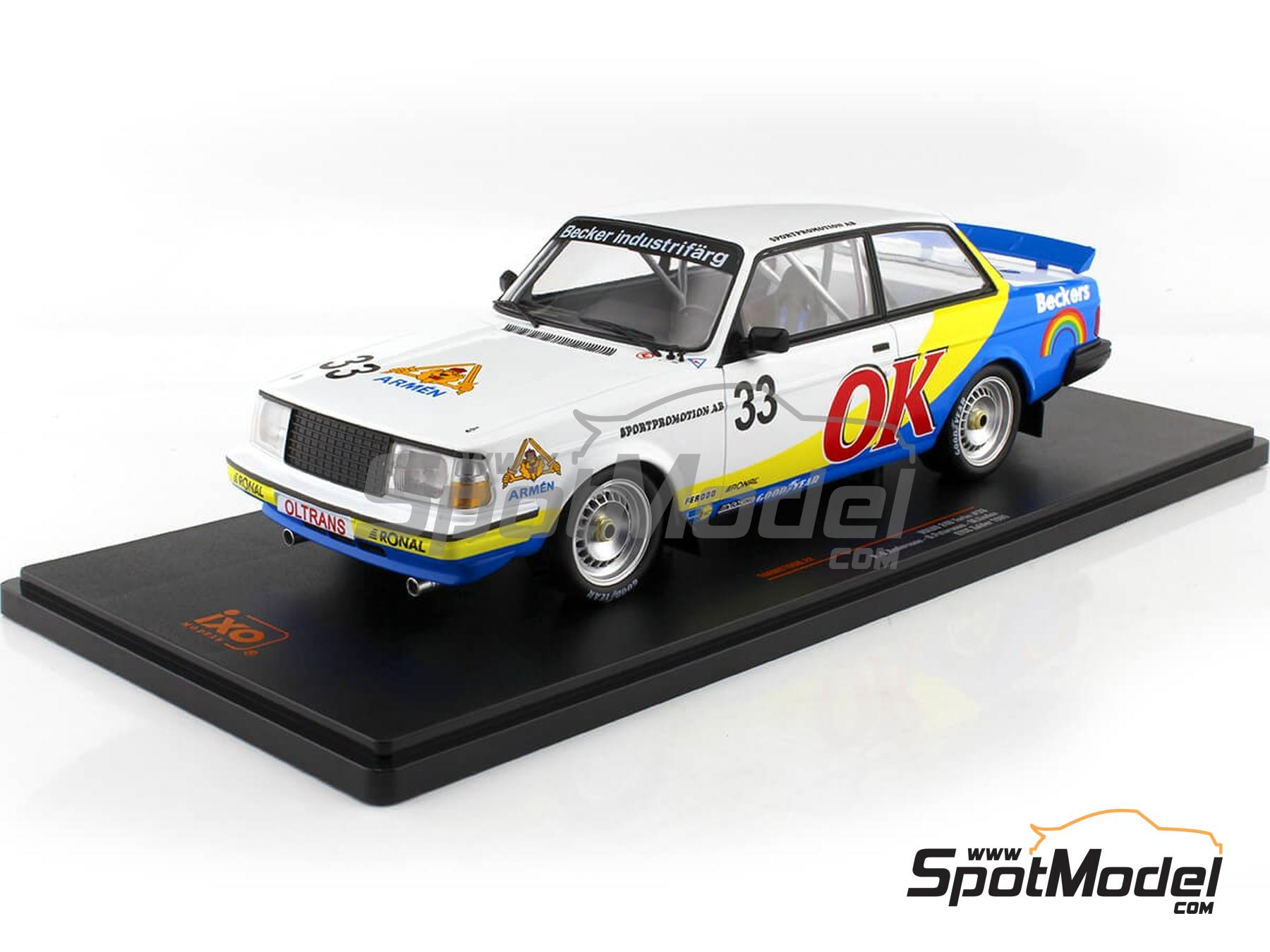 AUTOart Volvo (ボルボ) 240 Turbo 1/18 ミニカー AUTOart 1:18 Volvo 240 Turbo #1 Winner ETCC Zolder 1986